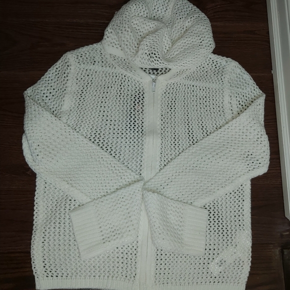 💢SOLD💢Streetwear Society Open Knit Zipped up Hoodie - Picture 9 of 13